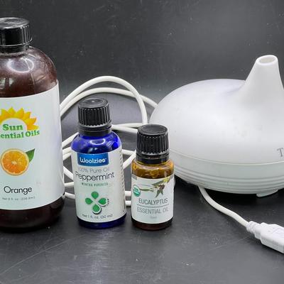 TOQI Ultrasonic Aroma Diffuser & Essential Oils
