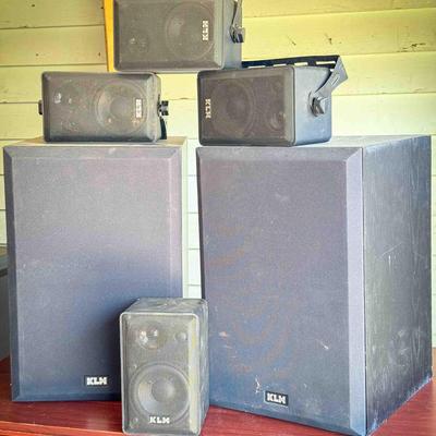(6) KLH Speakers