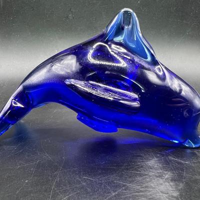 Blue Dolphin Figurine