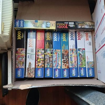Mystery Lot: Box Of Puzzles