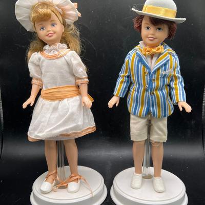 1991 Barbie Mary Poppins Jane & Michael Dolls 