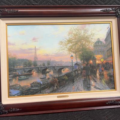 Thomas Kincaid, Paris, Eiffel, Tower, City Of Lights II, 155/2750