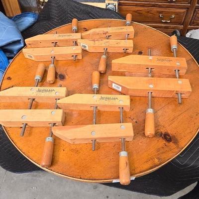 Jorgensen Offset Wooden Clamp Lot
