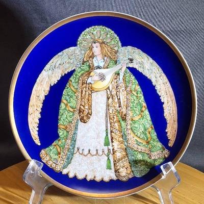Hutschenreuther “Angel with a Lute” Collector Plate – Limited Edition with COA
