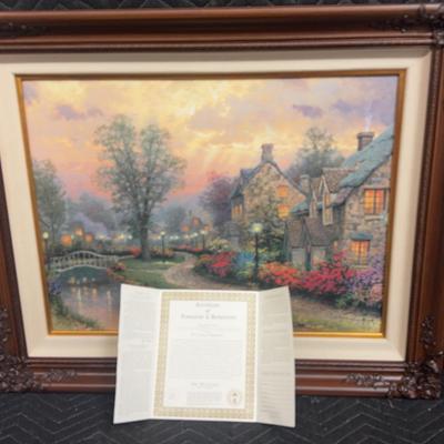 Thomas Kincaid, Lamp Light Lane, 350/980