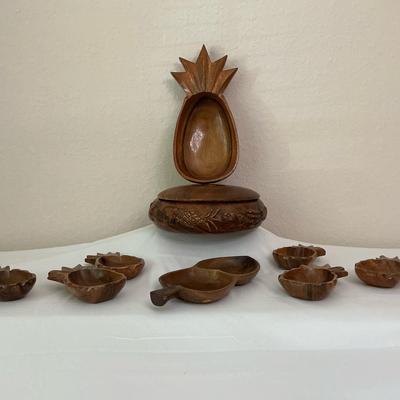 Vintage Pineapple Bowls Waikiki Woods Of Hawaii And More 