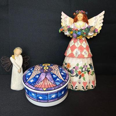 Jim Shore, Mikasa, & Willow Tree Angel Trio