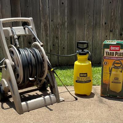 Hose Reel And Pump Sprayer 
