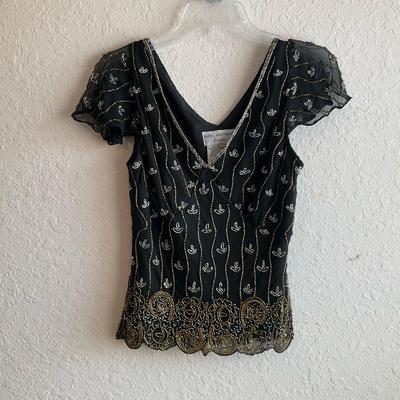 Papéll Boutique Beaded Blouse 