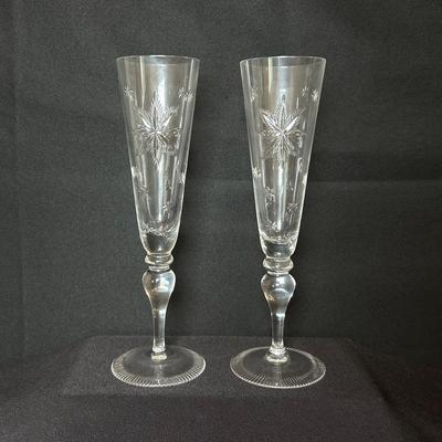 William Yeoward “Millenium” Champagne Flutes