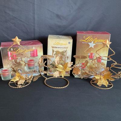 Holiday Candle Holders