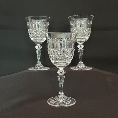 Galway “Leah” Crystal Goblets