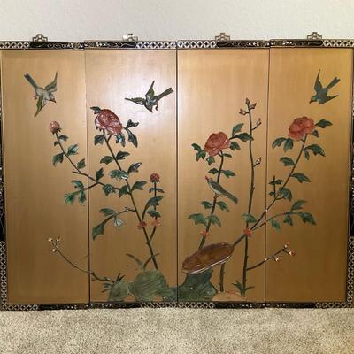 Four Paneled Asian Screen #2