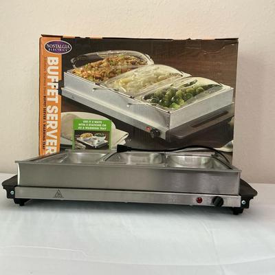 Brand New Nostalgia Electrics Buffet Server
