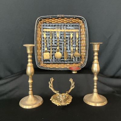 Brass Candlesticks & Collectibles 