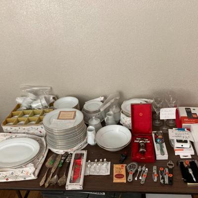 Crown Ming gold electroplate china, bar instruments