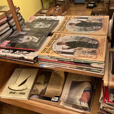 old magazines and newspapers