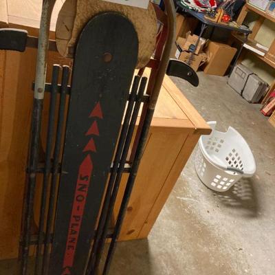 vintage sno-play sled