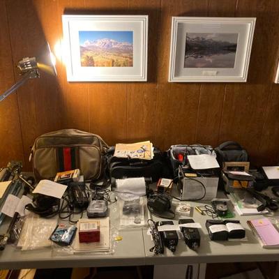 cameras, video equipment