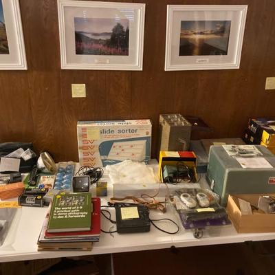 slide projectors and equipment