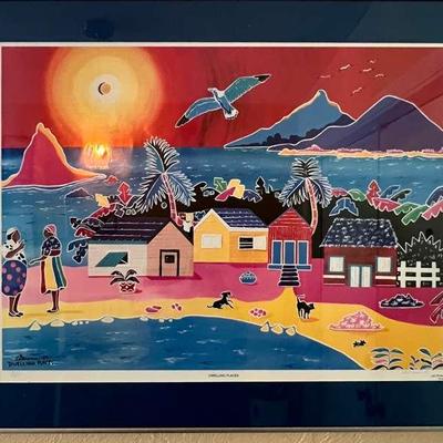 Signed Print 'Dwelling Places' by Leo Brown, 30x24