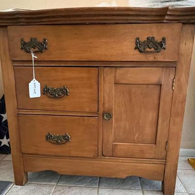 Vintage Solid Wood Cabinet 