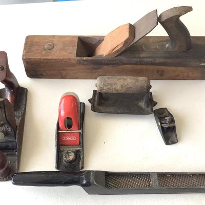 Set Of Six Hand tools From Old To New