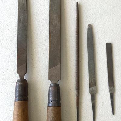 Set Of Five Nicholson Wood Rasps