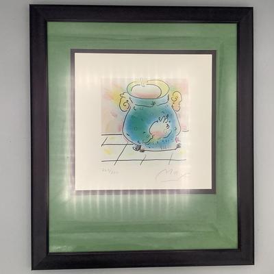Signed Peter Max Lithograph - “Melting Pot”