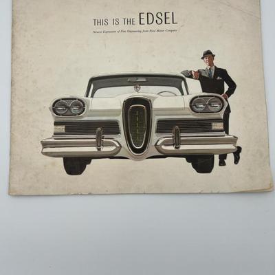 1958 Edsel Product Book