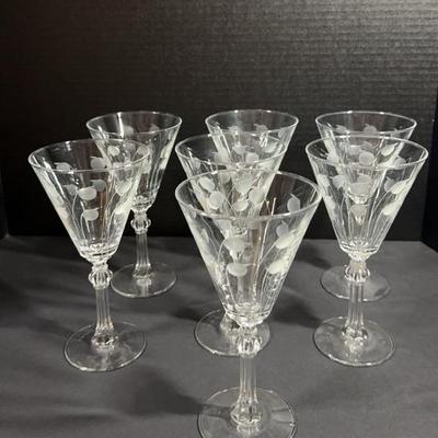7 Martini/Wine Glasses