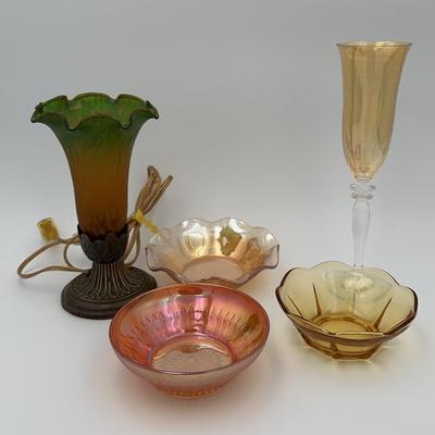 Sweet Collection On Amber Glass