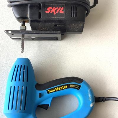 One Jig Saw And One Brad Nail Gun