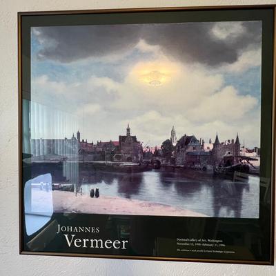 Johannes Vermeer Art Exhibition Poster
