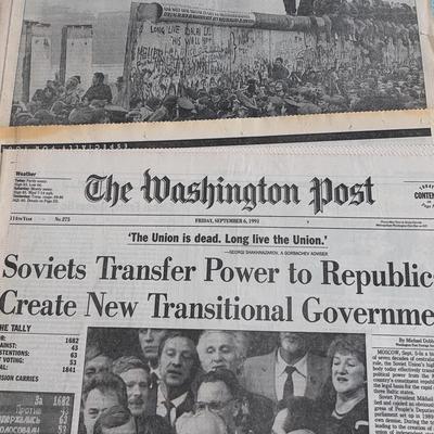 4 Newspapers Russia Collapse