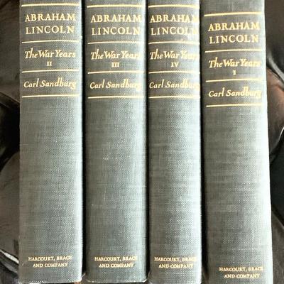 Abraham Lincoln The War Years By Carl Sandburg 1939 Edition 