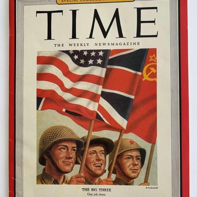 TIME Magazine End Of WWII Issue: 5-14-1945