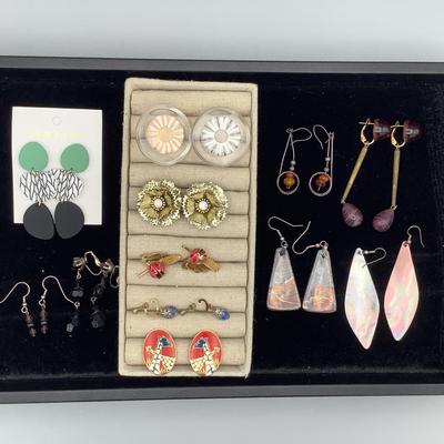 Costume Jewelry Earrings - 12 Pairs