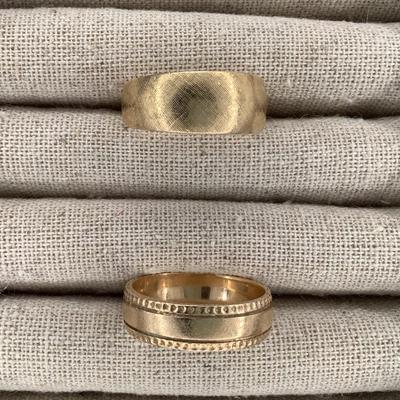 Two Vintage 14k Rings