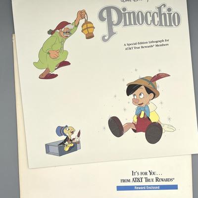 Disney Pinocchio Lithograph by AT&T True Rewards