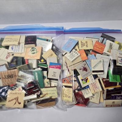 Assorted Match Books & Match Boxes