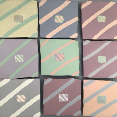 Mary Glick Handmade Pastel Pottery Tiles