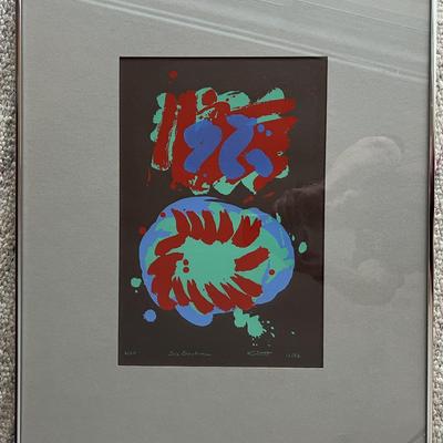 Sea Creatures by Doug Kinnett, 1982, Signed Silk Screen