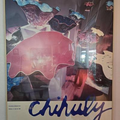 Framed Dale Chihuly Poster