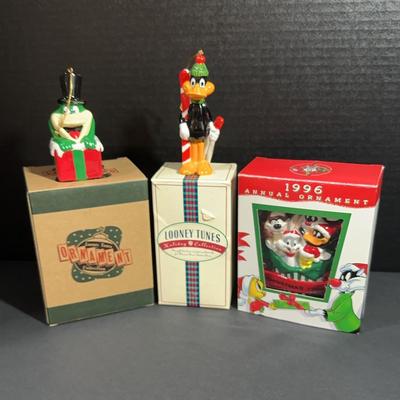 3 Looney Tunes Ornaments