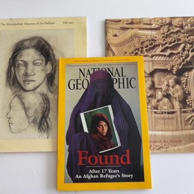 Metropolitan Museum Of Art Books, 1997, And National Geographic 2002
