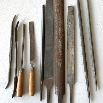Set Of Ten Wood Rasps