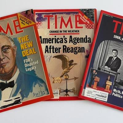 TIME Magazines, 1982, 1987, 1988