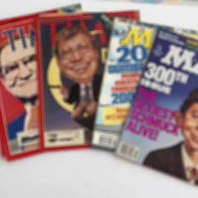 Lee Iacocca-1985 TIME, Dave Letterman-1993 Partial TIME, MAD 300th Issue, MAD 2003