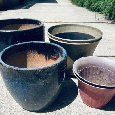 Large Ceramic Planters 